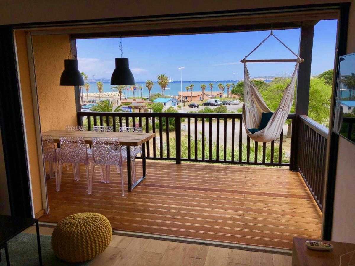 Appartement Climatise Refait A Neuf - Vue Mer Saint-Tropez - Piscine- 50M Plage Gassin Zewnętrze zdjęcie
